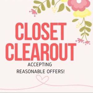 💰💸CLOSET CLEAR OUT🛍🛒